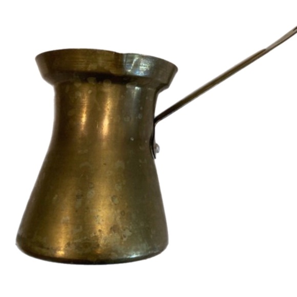 Copper Turkish Coffee Pot with Long Hanging Handle Melting/Pouring Vessel #6 - Picture 12 of 13